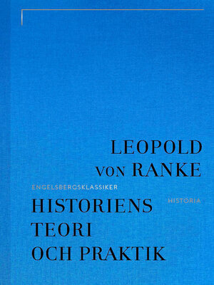 cover image of Historiens teori och praktik